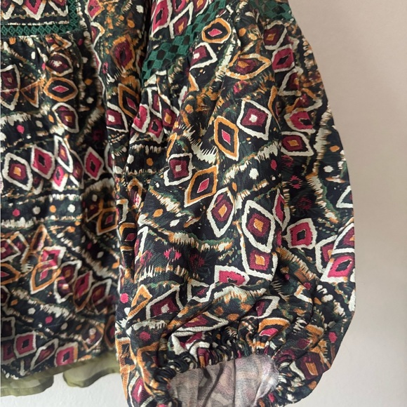 Jade Multicolor Geometric Blouse size small - Picture 5 of 7